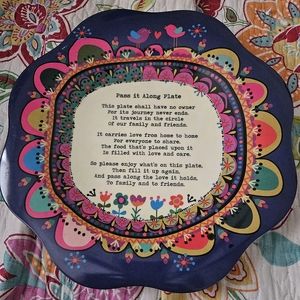 Vintage Pass Along Plate